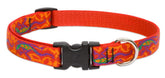 LupinePet Originals Gecko Collar ajustable 15-25 pulgadas para perros grandes, cómodo y duradero.