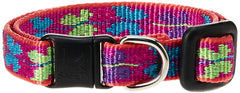 Collar LupinePet Originals Wing It con diseño en nylon jacquard, duradero para gatos