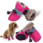 LUZGAT botas-nieve-perro-tamano-pequeno: protección cálida para patas de cachorros en invierno