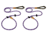 Correa Lynxking Slip Lead reflectiva con mango ajustable para caminatas nocturnas seguras.