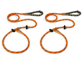 Lynxking Slip Lead reflectiva naranja, mayor visibilidad para paseos nocturnos seguros.