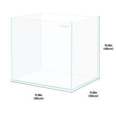 Acuario LYPHARD AQUARIUMS con dimensiones 30x30x40 cm para peces y plantas.