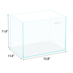 Acuario LYPHARD AQUARIUMS con vidrio ultra claro para exhibir colores y detalles.