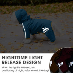 Mabawa impermeable para perro con tejido TPU, protección contra agua y viento