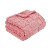 MACEVIA manta peluche para perro rosa 24x29, suave para dormir