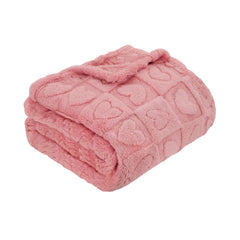 MACEVIA manta peluche para perro rosa 24x29, suave para dormir
