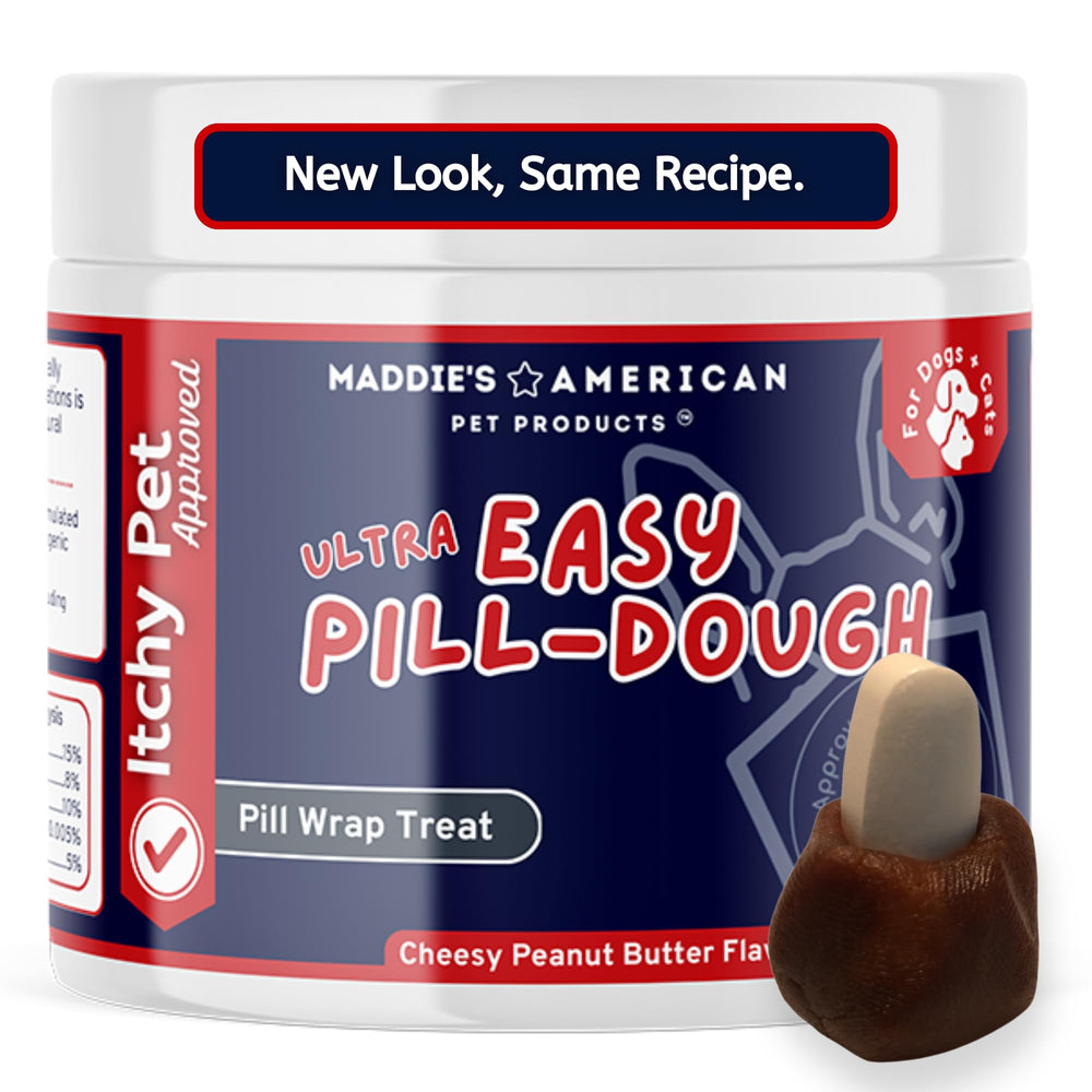 Maddie’s Easy Pill Ultra: tarro con pasta envoltorio para pastillas, facilita la administración.