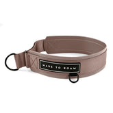 MADE TO ROAM collar híbrido de cuero vegano para uso diario cómodo y seguro.