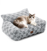 Cama Made4Pets para gatos de interior, vista frontal que destaca confort.