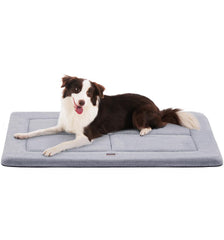 Made4Pets cama-jaula-perro-gris, refugio suave para dormir en la jaula
