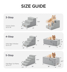 Made4Pets escalones de altura media compatibles con muebles medianos.