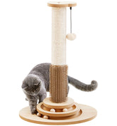 Made4Pets poste rasca-gato de sisal; afila garras naturalmente.