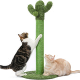 Made4Pets rascador cactus 34 pulgadas, ideal para afilar uñas sin dañar muebles