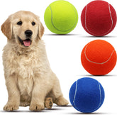 Magicorange bolas tenis perro grande, 4 pulgadas, ideal para juego al aire libre.