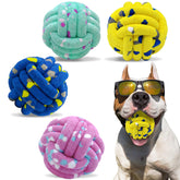 Magicorange bola de tenis para perros 4-pack mejora la visibilidad durante el juego