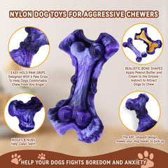 Magicorange juguete nylon alta durabilidad, seguro para masticadores agresivos.