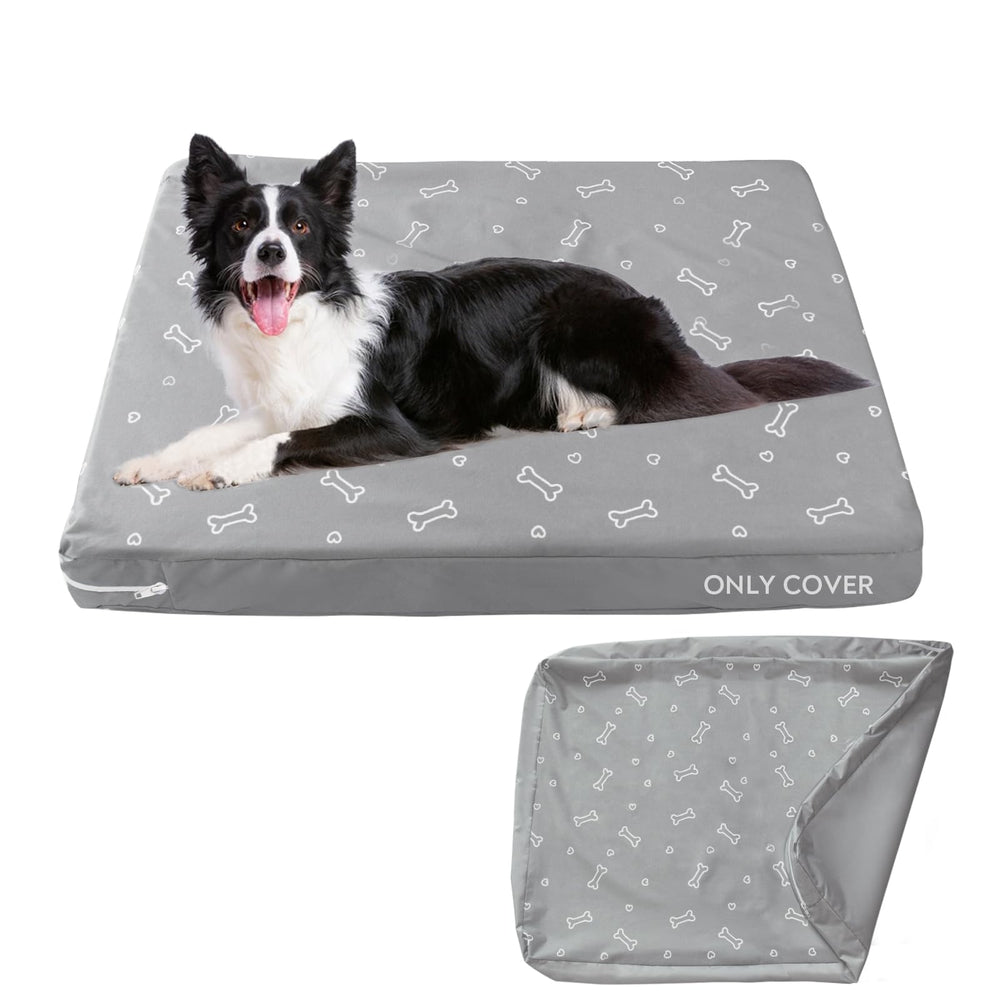Funda Magik & Kover impermeable para cama de perro con estampado de huesos