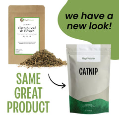 MagJo Naturals Catnip hojas secas primer plano, aroma natural para infusiones
