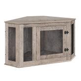 MAHANCRIS caseta-perro esquina-mueble: optimiza el espacio y aporta estilo al salón.