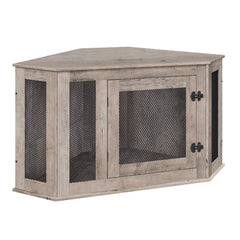 MAHANCRIS caseta-perro esquina-mueble: optimiza el espacio y aporta estilo al salón.