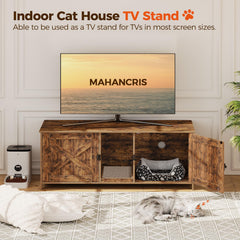 MAHANCRIS dos habitaciones ocultas, refugio y privacidad para gatos