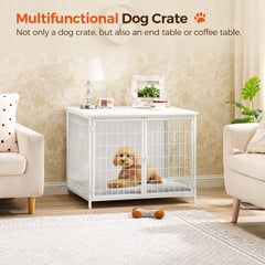 MAHANCRIS jaula-perro-cama-desmontable-suave, limpieza sencilla.