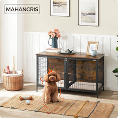 MAHANCRIS jaula interior resistente para mascotas, construcción estable.