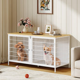 MAHANCRIS jaula-dos-perros, mueble versátil para ahorrar espacio.