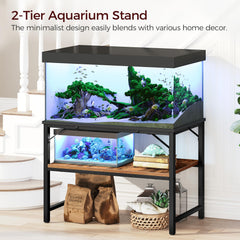 MAHANCRIS soporte acuario vista lateral, construcción resistente