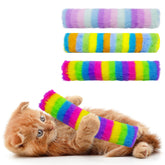 Maiiu conjunto de juguetes con hierba gatera para gatos, colores atractivos que activan curiosidad.