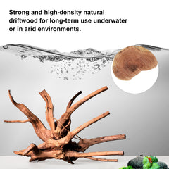 Majoywoo Madera Araña: decoraciones naturales para acuarios de estilo simple.