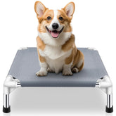 Cama elevada Makerfire para perro pequeño en exterior, descanso fresco y cómodo