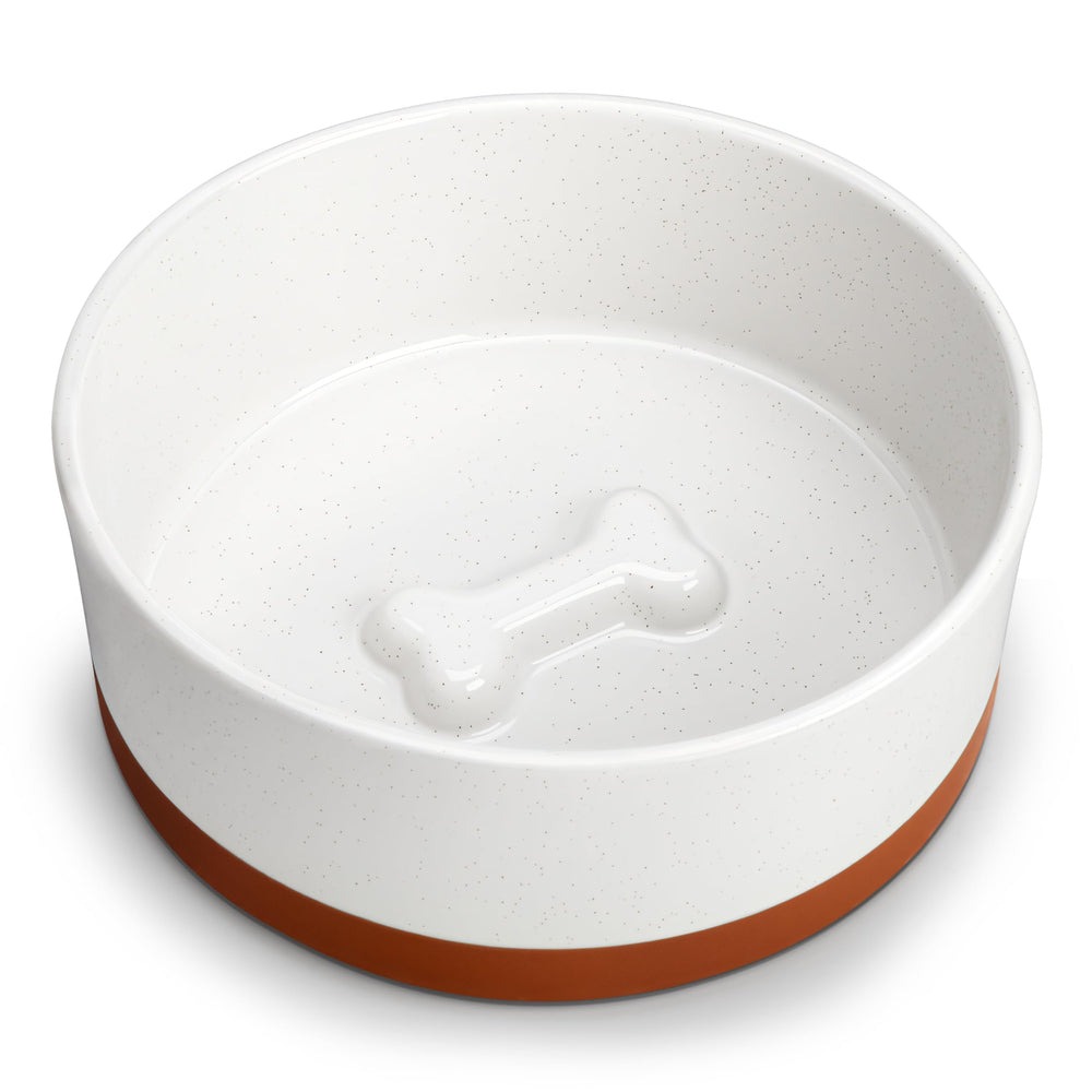 Tazón MALACASA grande con seis tazas, ideal para comida abundante de perros grandes.