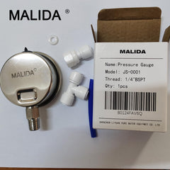 Lectura precisa 0-220 psi con el manómetro Malida para filtros