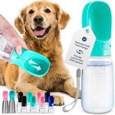 MalsiPree botella portátil para perros, 19 oz, ideal para paseos y viajes.