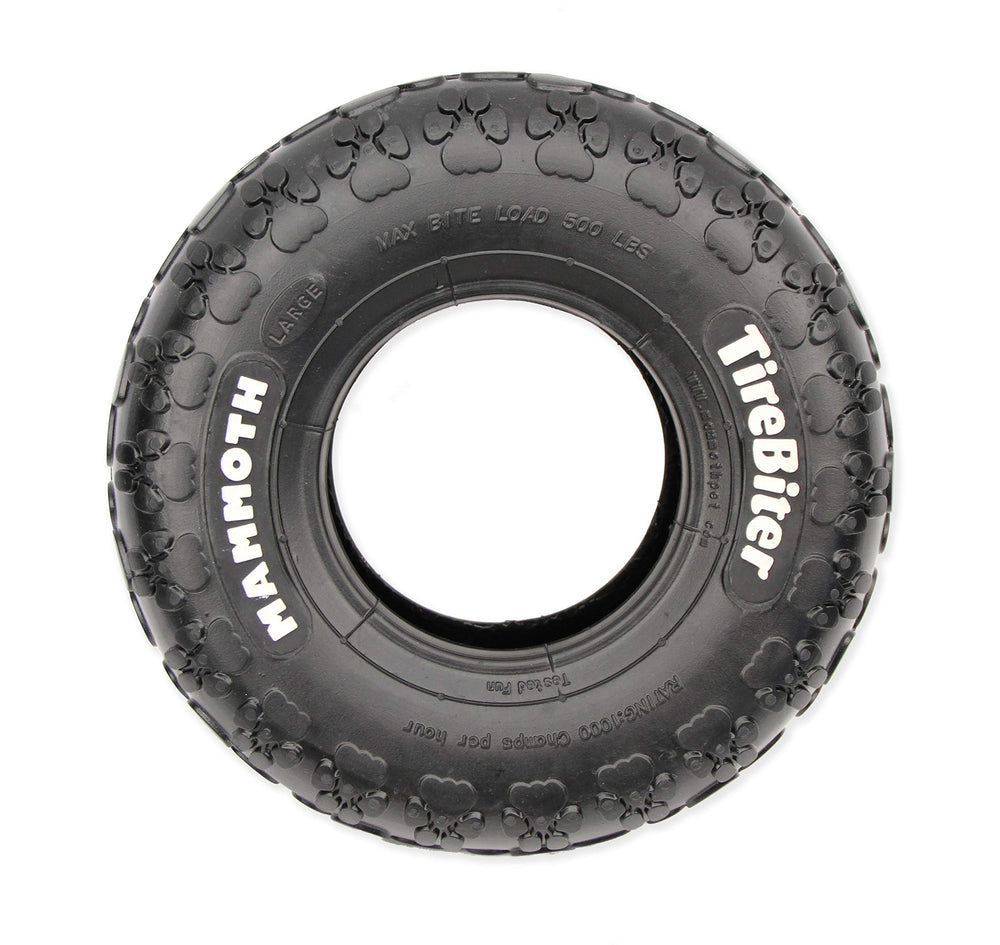 Mammoth TireBiter Originals, juego interactivo para perros, fomenta ejercicio y diversión prolongada