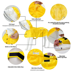 Mamore impermeable para perros con ajuste ventral cómodo y seguro