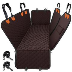 Mancro cobertor de asiento trasero para perros impermeable 600D protege contra derrames y rasguños