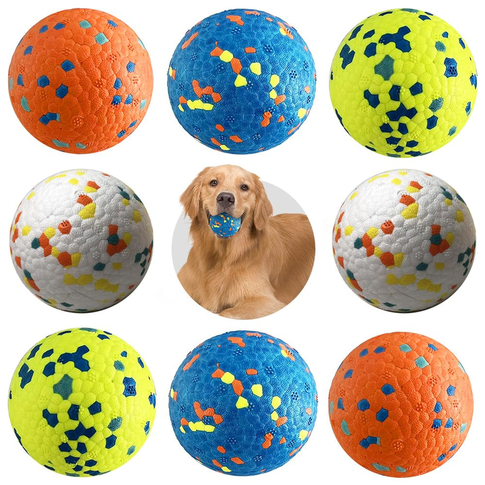Pelotas Mankoda de tres pulgadas para perros agresivos, mordida fuerte, durabilidad.