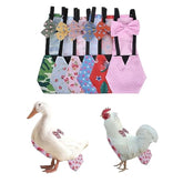 MANON ROSA pañales para pollos bantam, conjunto completo para comodidad y limpieza diaria