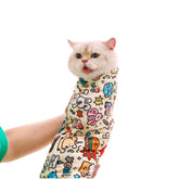 MANON ROSA wrap grooming gato autoadhesivo para sujecion segura durante el clipeo