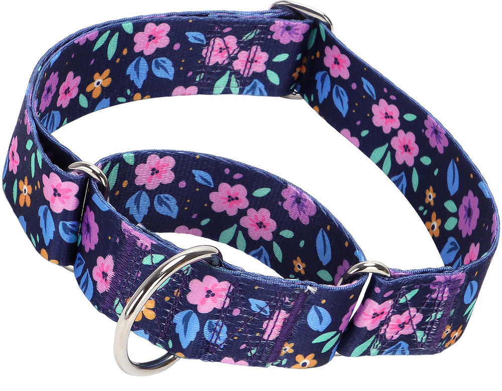 Collar martingale MAOWUWUJOZ, ancho 1,5 pulgadas, control durante paseos y juego.