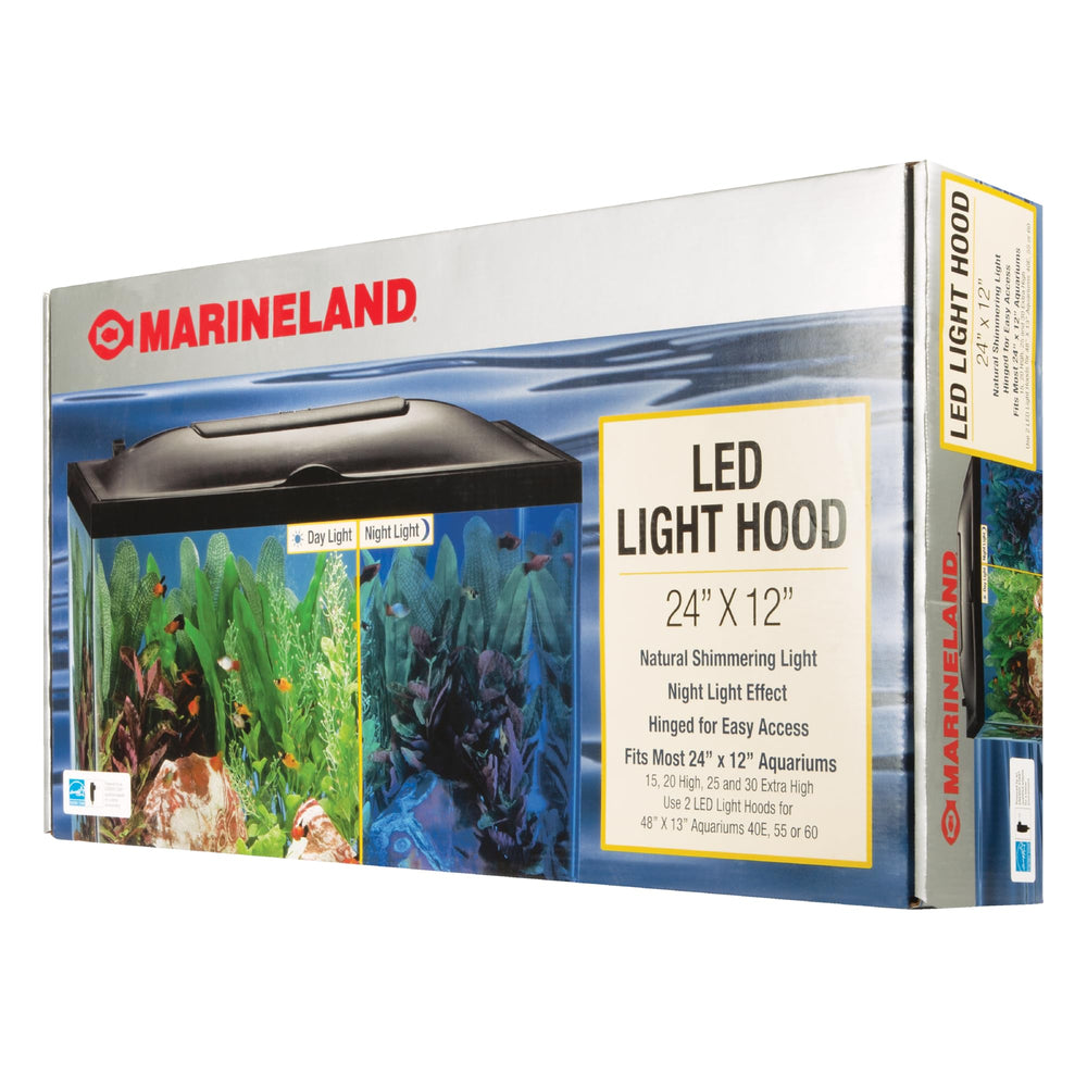 Marineland tapa domo LED: iluminación clara para acuario