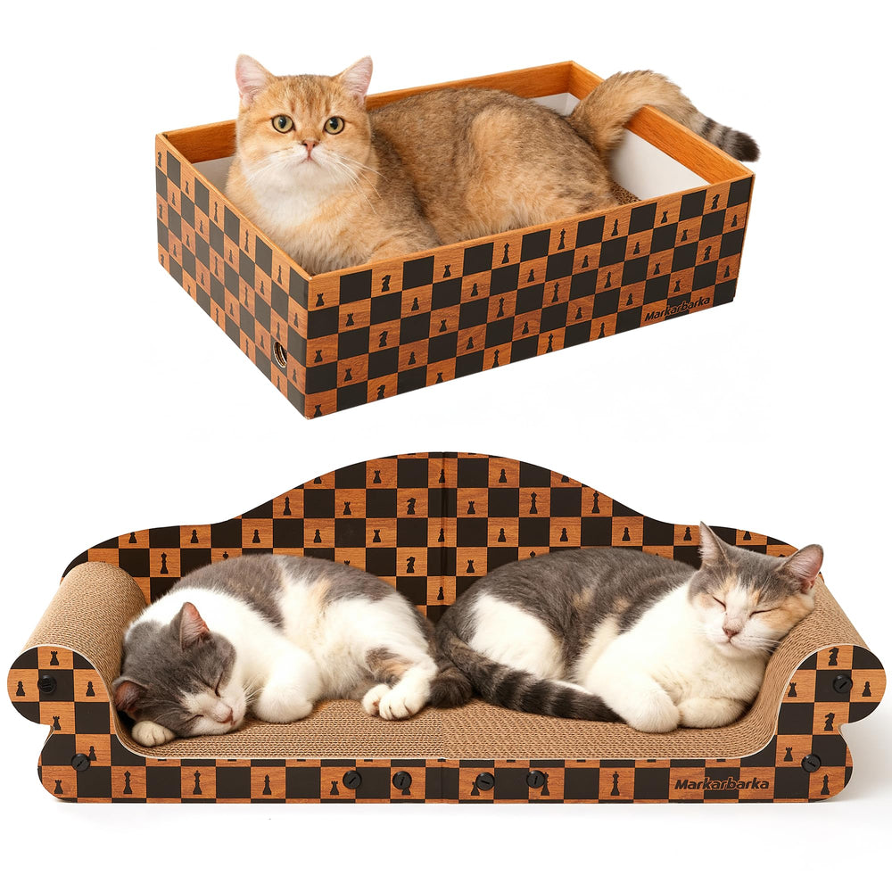 Markarbarka sillon-rascador-gato extragrande ideal para dos felinos