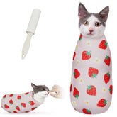 Marnonsis Cat Wrap para corte de uñas, control seguro durante el proceso.