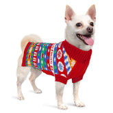 Marnonsis suéter para perro navidad frente, cálido para paseos invernales