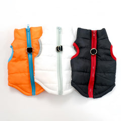 MaruPet chaleco aislante de dos capas para perro pequeño, confort en invierno.