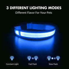 MASBRILL collar con luz, resistente al agua para uso diario