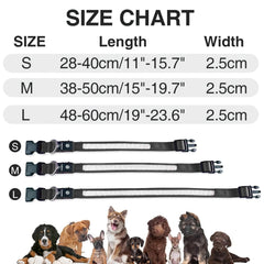 MASBRILL collar luminoso con cierre rápido para ajuste cómodo.
