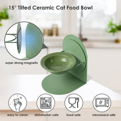 Altura ajustable de 2,16 a 4,33 pulgadas para gatos de todas las edades.